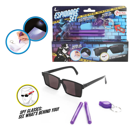 Toi-toys toi toys set espía - gafas de espejo + bolígrafo secreto y lámpara