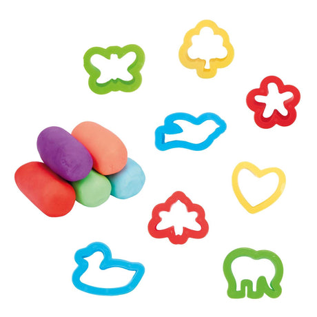 Toi-toys set sculptidough 12x arcilla 40gr + 8x molde en estuche