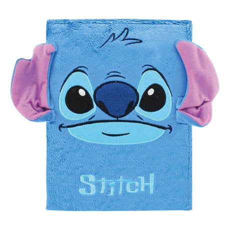 Libreta de lujo con bolígrafo de felpa Lilo Stitch