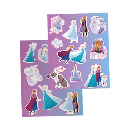 Diario disney frozen 2 con candado, rotuladores mágicos y pegatinas