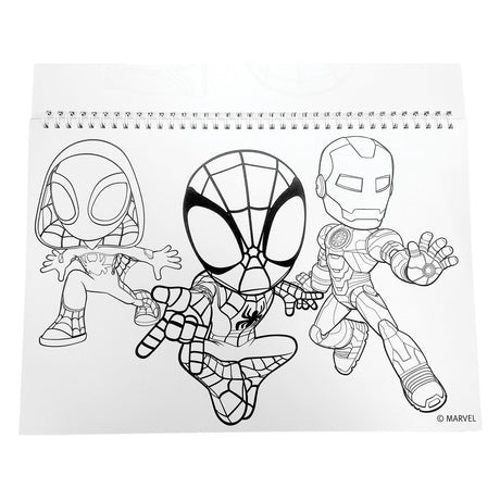 Spidey schetsboek a4 spiraal - 40 vellen met stickers
