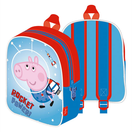 Mochila peppa pig george viajes espaciales