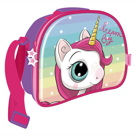 Bolsa de almuerzo isotérmica 3D unicornio