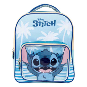Mochila con bolsillo pespunteado delantero