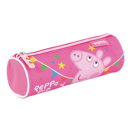 Estuche cilíndrico peppa pig