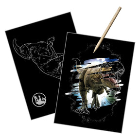 Hojas de rascar Jurassic World