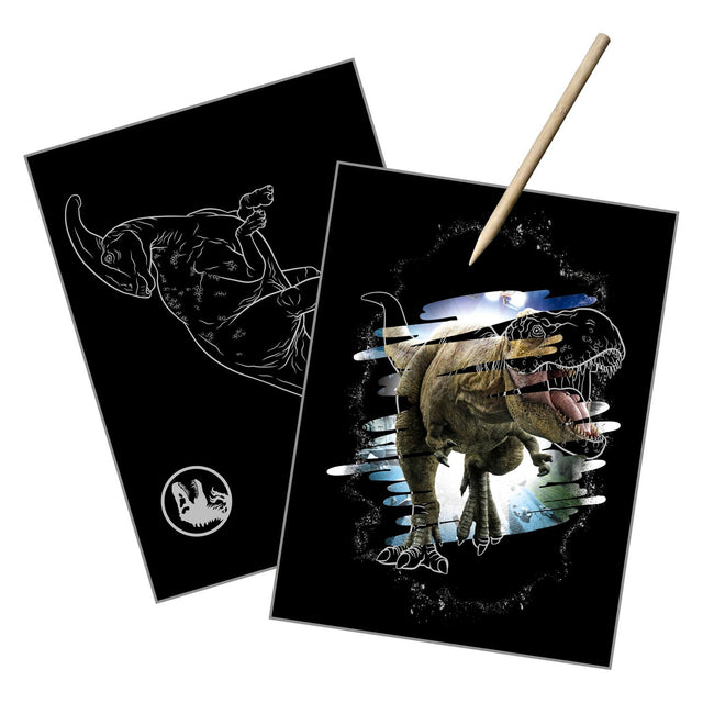 Hojas de rascar Jurassic World