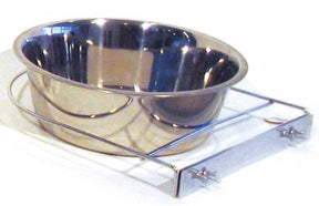 Bandeja de perros de acero inoxidable con soporte para tornillos