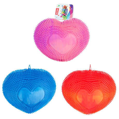 Toi-toys pufferz bola globo bicolor corazón 19cm 200gr 3 surtidos
