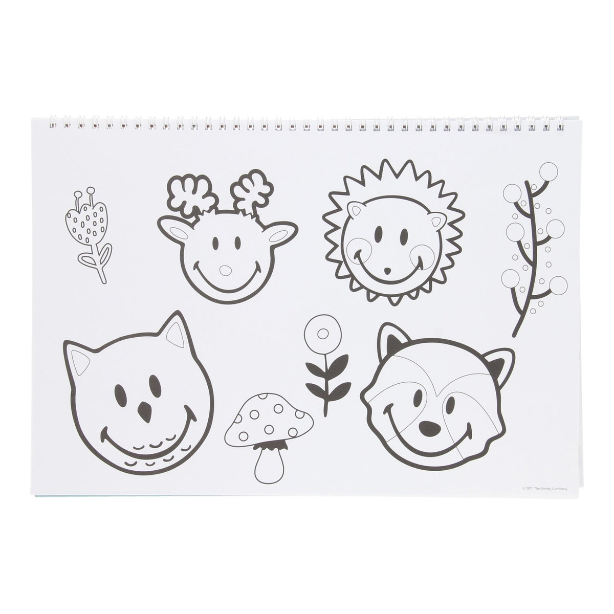 Smiley Sketch Block con pegatinas
