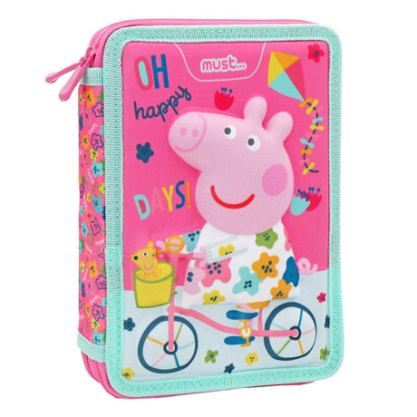 Estuche lleno de peppa pig