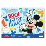 Páginas para colorear de Mickey Mouse Mickey Mouse con plantilla y pegatina