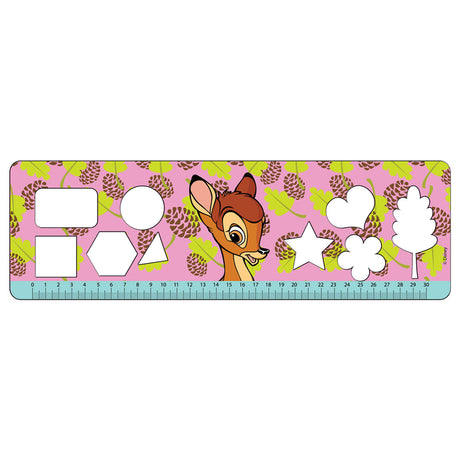 Dibujos para colorear de Disney Bambi con plantilla y hoja de pegatinas