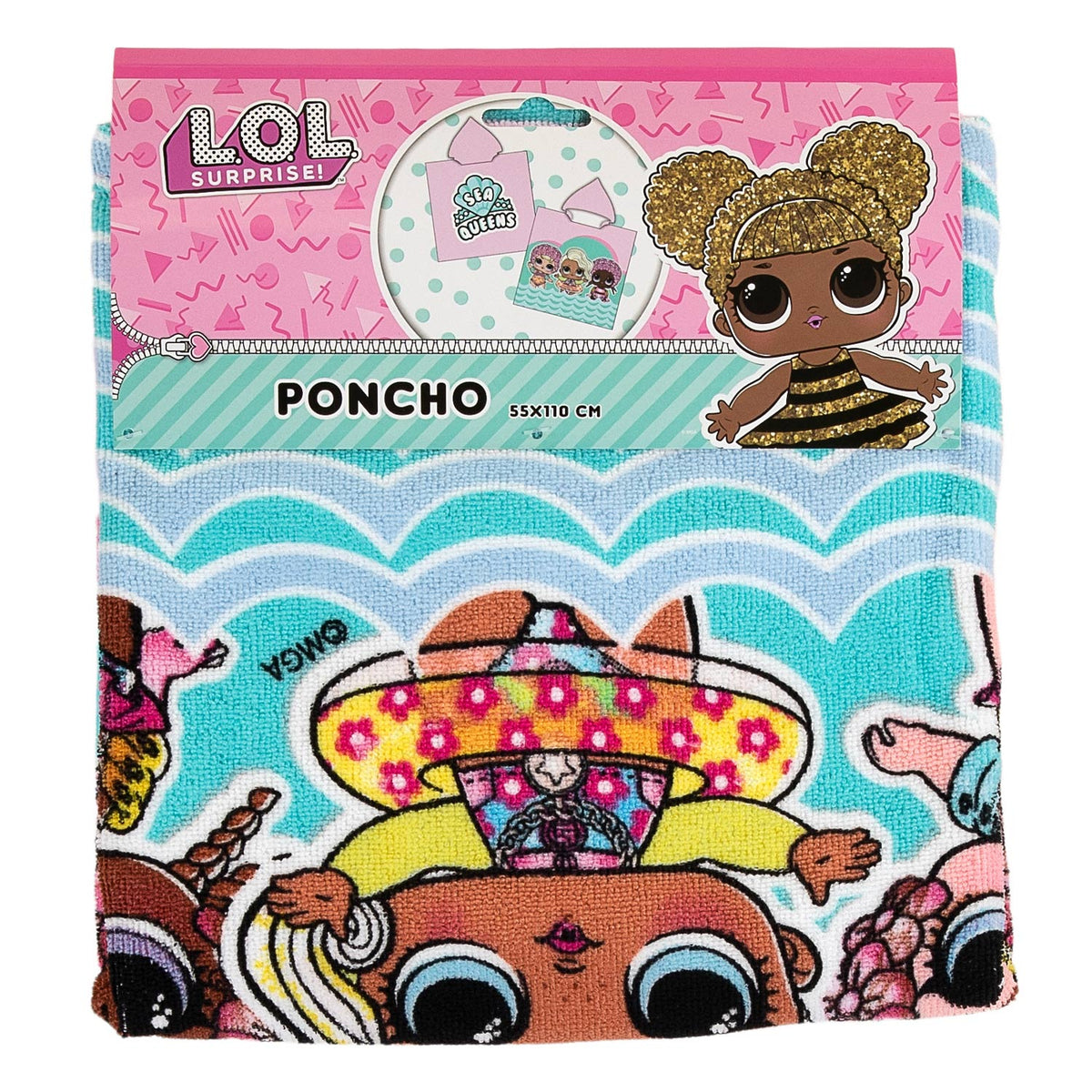 Lol sorpresa poncho, 55x110cm