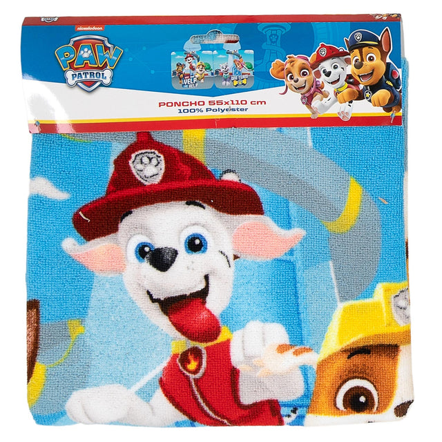 PAW PATROL PONCHO 100% Poliéster 55x110 cm