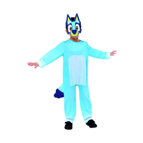 Disfraz infantil mono azul, 3-4 años