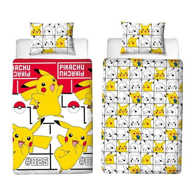 Pokémon funda nórdica con icono de pokemon pikachu, 140x200 cm
