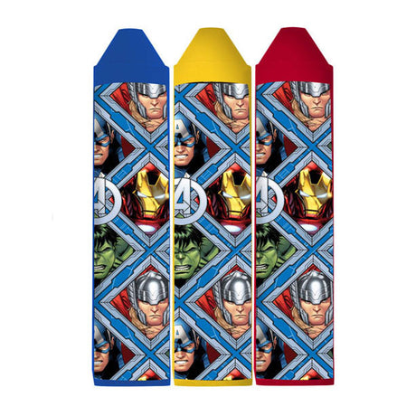 Bloc de dibujo de Los Vengadores con pegatinas y 3 crayones, 40 hojas