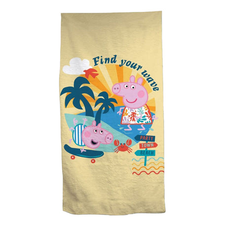 Toalla de playa de Peppa Pig, 70x140cm