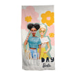 Mattel toalla de playa barbie playa, 70x140cm