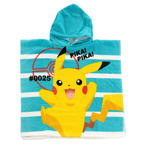 Pokémon Poncho para niños, 55x110 cm