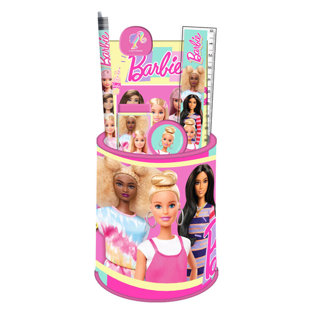Juego de escritorio Barbie Mattel, 7 piezas.