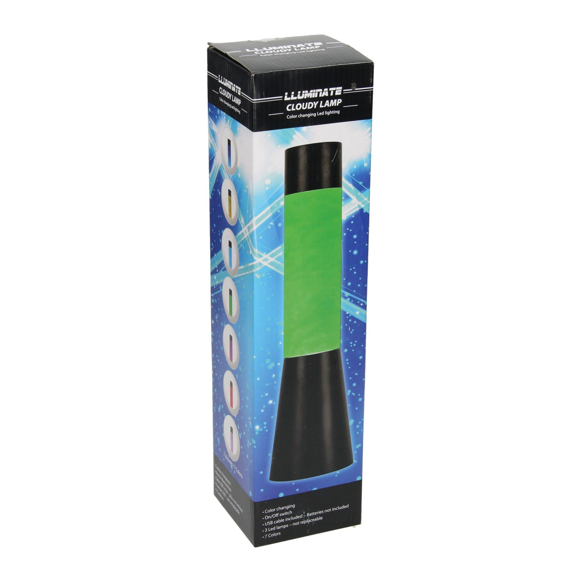 Lámpara LED nublada, 33 cm
