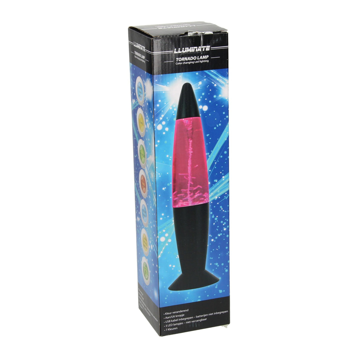 Lámpara de lava de tornado, 34 cm
