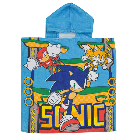 Poncho de toalla Sonic algodón, 55x110cm