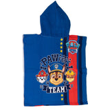 Poncho toalla patrulla canina 55x110cm