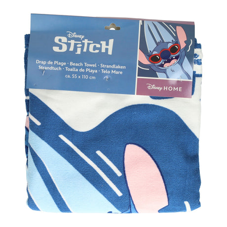 Poncho toalla Puch punto azul blanco 55x110cm
