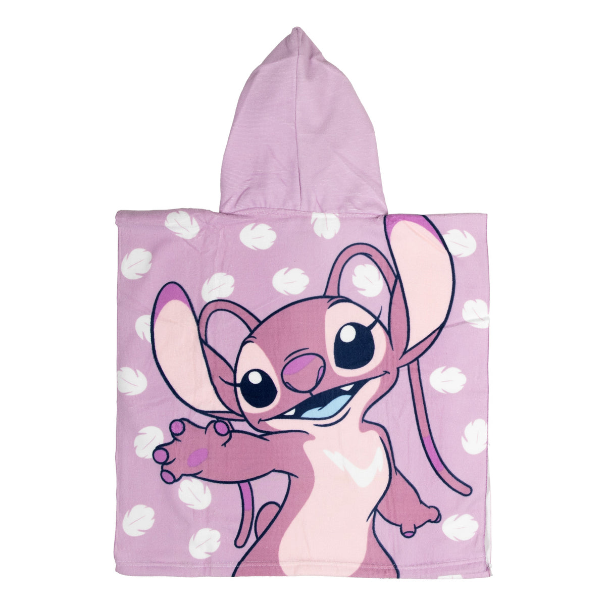 Puch toalla poncho punto lila 55x110cm