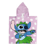 Puch toalla poncho punto lila 55x110cm
