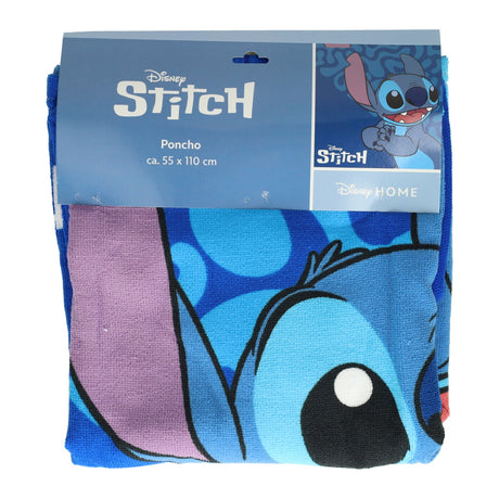 Puch toalla poncho punto azul 55x110cm