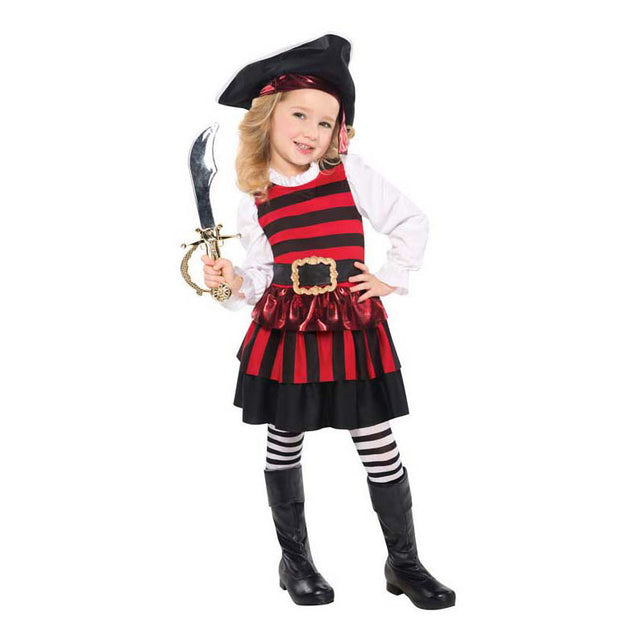 Disfraz infantil niña pirata - 4-6 años