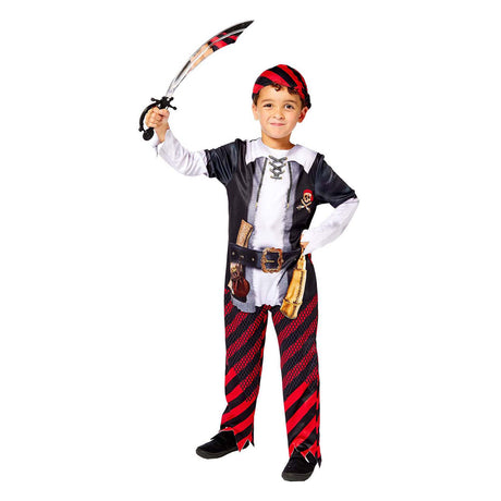 Disfraz infantil sostenible pirata niño - 3-4 años