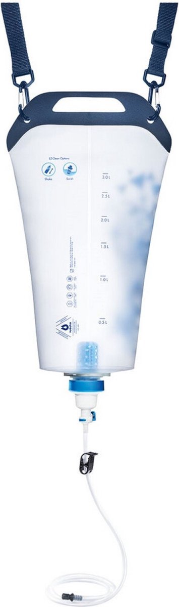 Katadyn befree filtro de agua 3l - purificador de agua portátil - filtro para beber - exterior, viajes de camping - tanque de agua - filtro de agua plegable