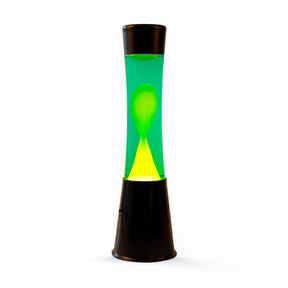 Amarillo verde negro de lavalamp itotal, 40 cm