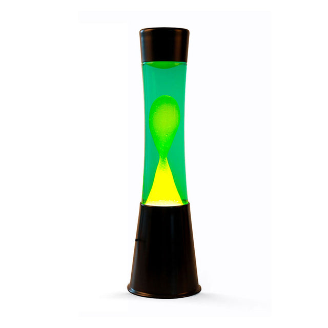 Amarillo verde negro de lavalamp itotal, 40 cm