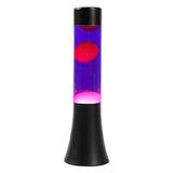 Rosa púrpura negro de lavalamp itotal, 30 cm