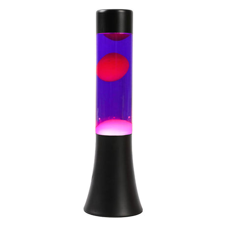 Rosa púrpura negro de lavalamp itotal, 30 cm