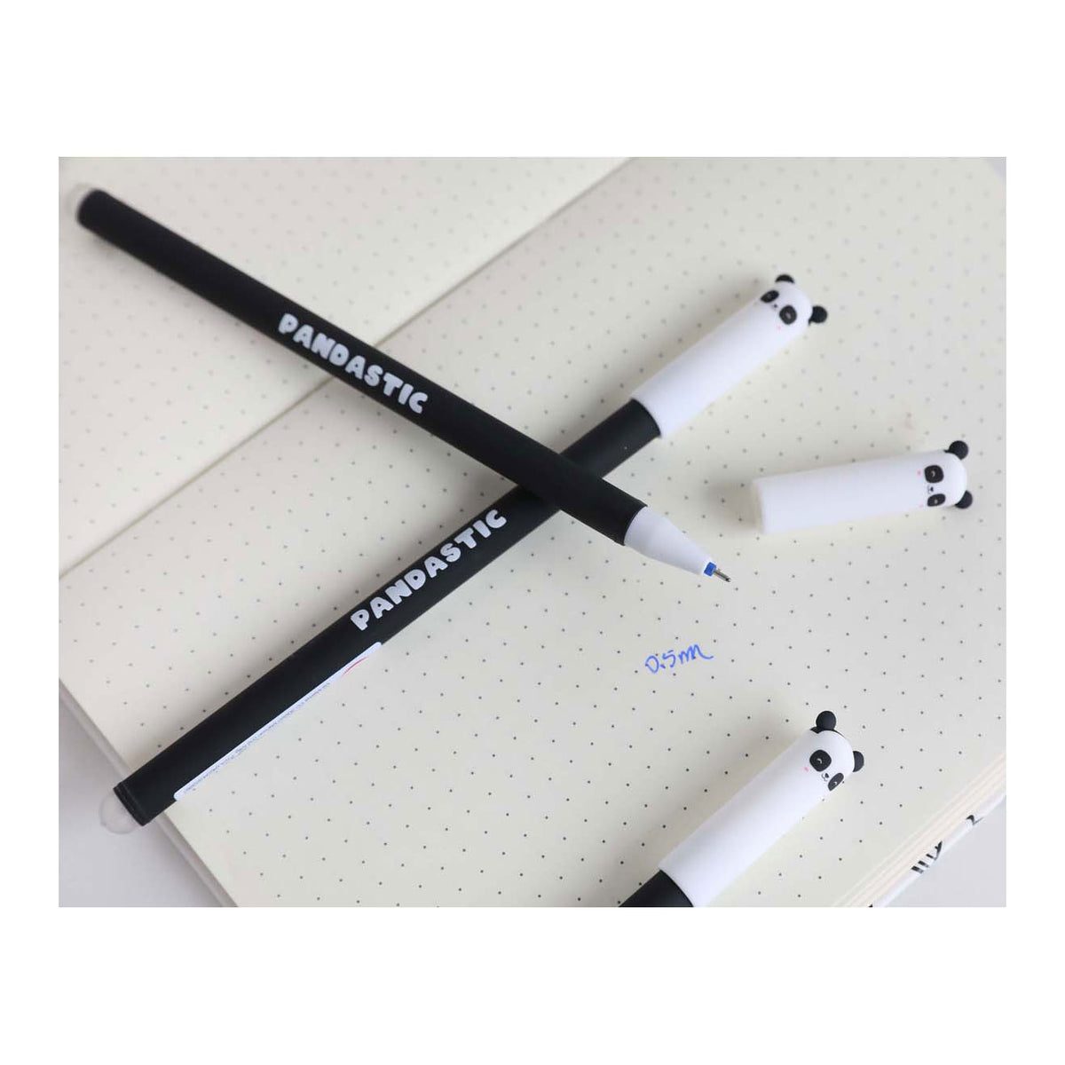 Bolígrafo borrable Itotal con capuchón panda