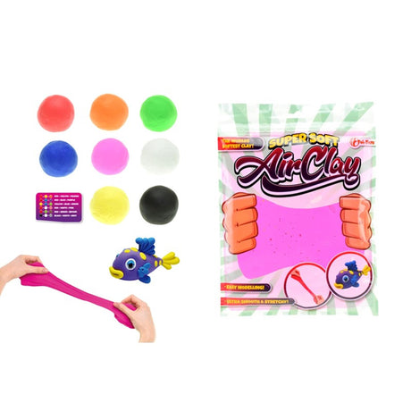 Toi-toys toi toys air-clay de rebote súper suave 60 gramos