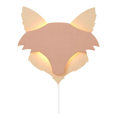 De tjalle y jasper - lámpara de pared fox - madera