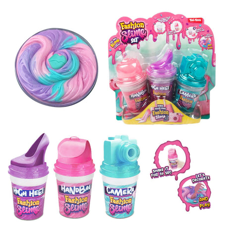 Toi-toys set de slime esponjoso de moda con accesorios