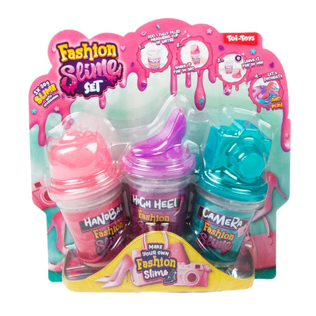 Toi-toys set de slime esponjoso de moda con accesorios