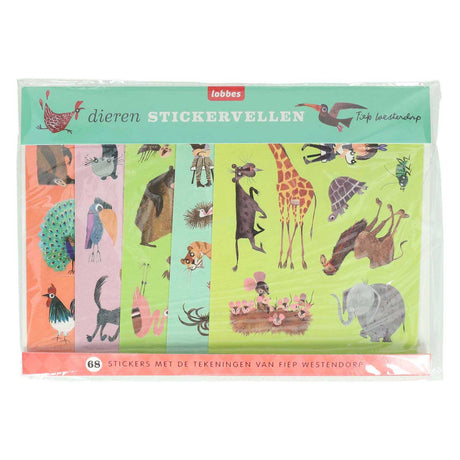 Gana Holanda Dieren de Fiep Sticker Skins, 5st