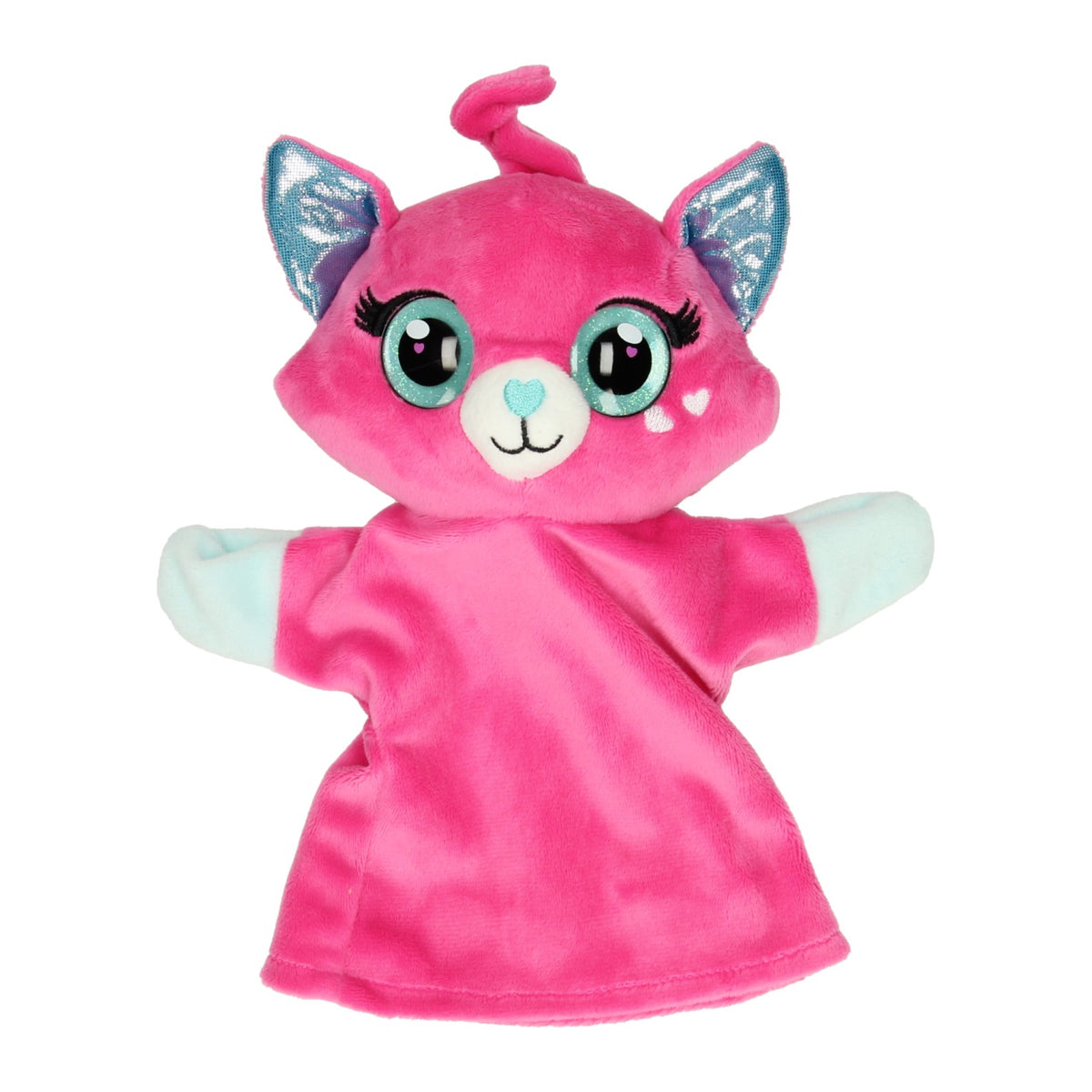 Gatito animal de mano de peluche
