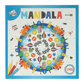 Libro para colorear mandala 20,5x20,5cm