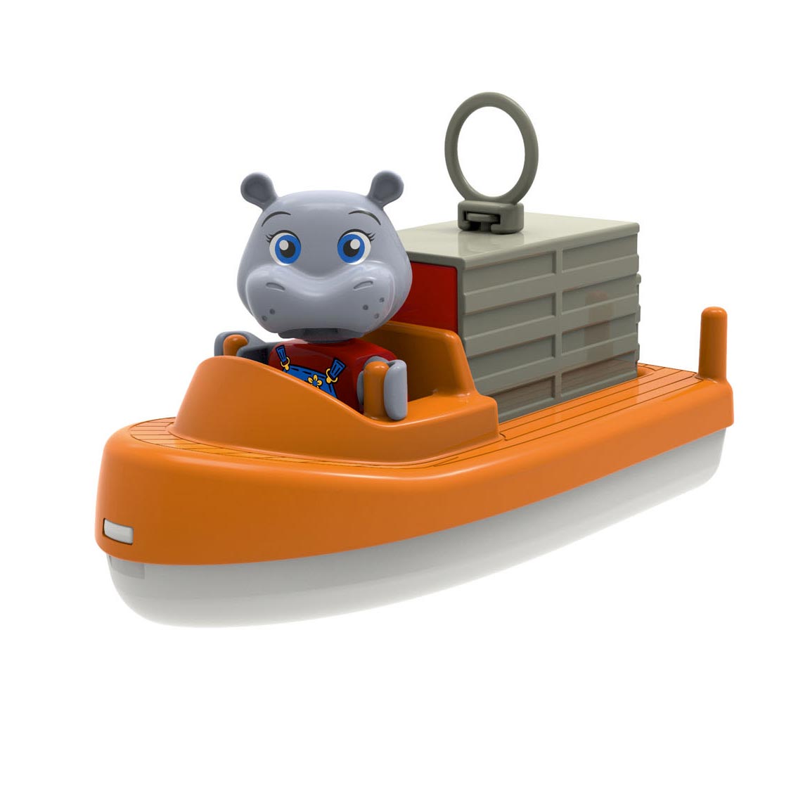 Aquaplay big - - barco de transporte de contenedores - accesorios para vías acuáticas